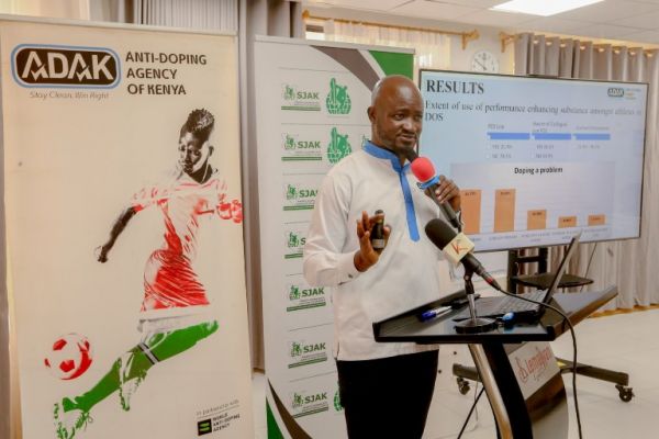 ADAK’s head of Anti-Doping Education and Research Dr. Martin Sisa. PHOTO| SJAK