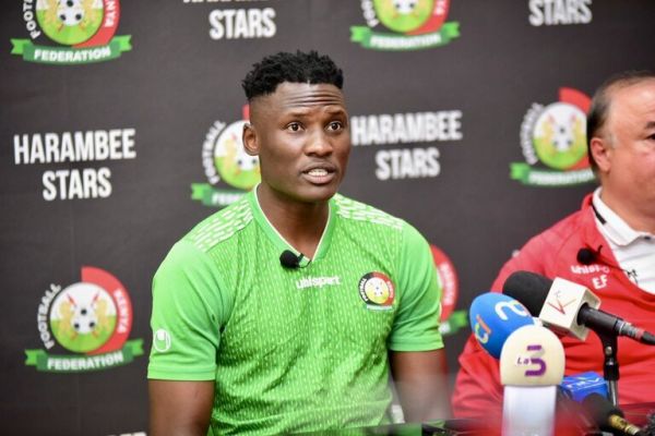 Harambee Stars captain Michael Olunga. PHOTO| FKF