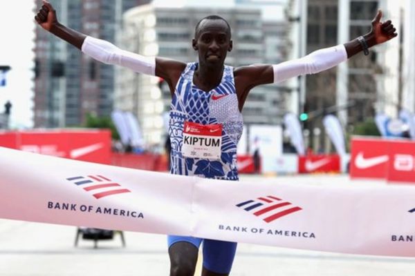 Kelvin Kiptum. PHOTO| Chicago Marathon