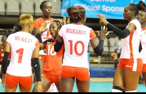 Kenya Women's Volleyball team, Malkia Strikers. PHOTO | Courtesy