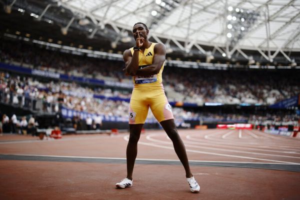 Noah Lyles. PHOTO| AFP