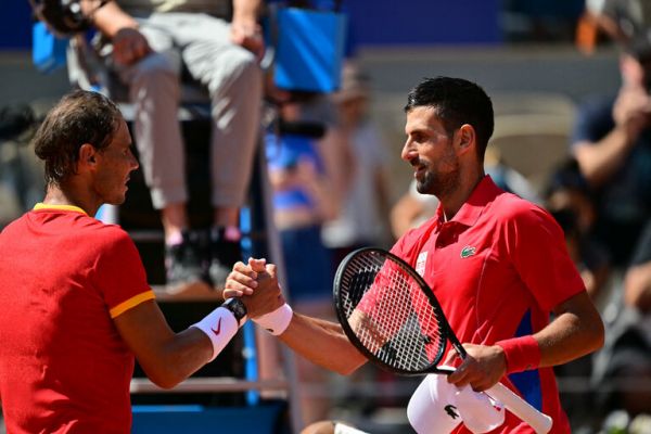 Rafa Nadal and Novak Djokovic. PHOTO| AFP