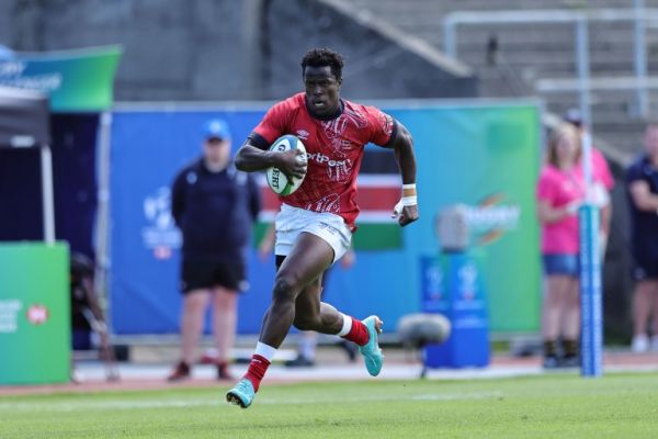 Shujaa's John Okoth. PHOTO| World Rugby